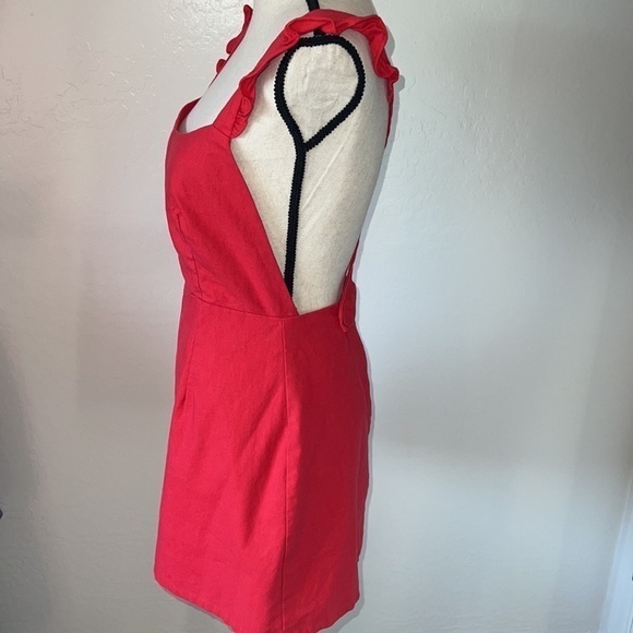 Superdown Revolve Sirena Ruffle Mini Dress Red
Open Back size Medium - Picture 8 of 16